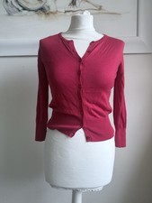 L K Bennett Silk Cardigan Red