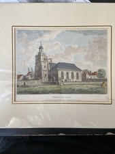 Rare Antique Print of