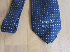 DeVry University 100% Silk Tie