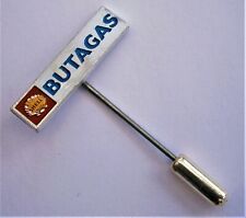E520) Vintage Shell Butagas Butane gas bottles Garage tie lapel Stick pin badge