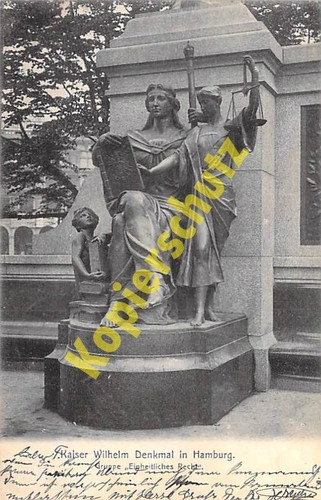 Hamburg postcard kaiser - hamburg,