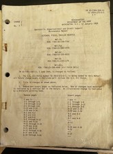 Vintage American Army Kitchen Field Manual Organisational & Direct Support C1989