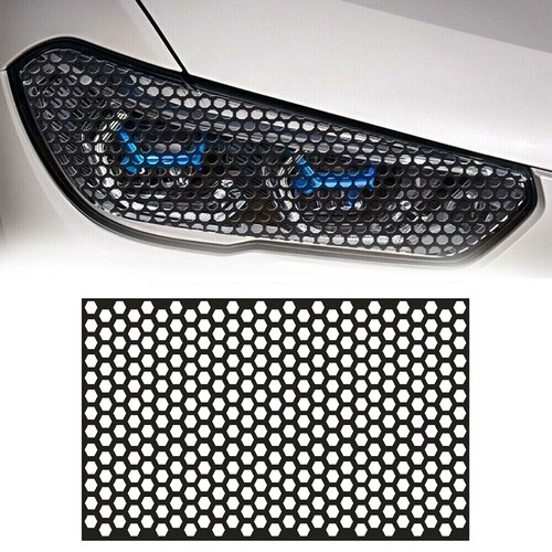 Car tail light cover honeycomb - car,