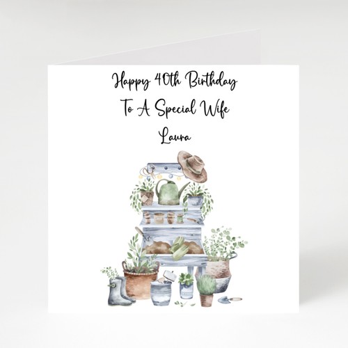 Personalised gardening female - personalised,