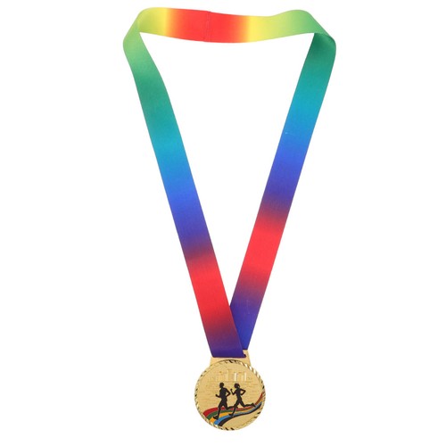 Running medals golden - ,