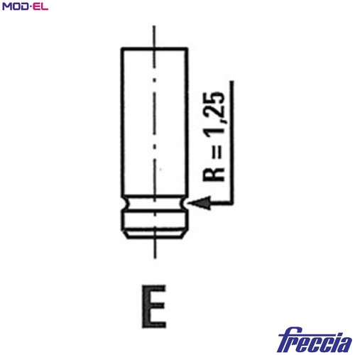 Exhaust valve r4593 - 4x,