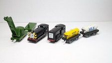 Thomas & Friends Trackmaster Diesel & Mavis 2 Wagons & Crane Bundle Working
