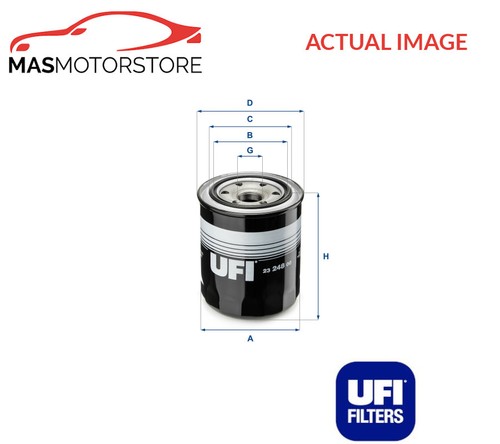 Engine oil filter ufi 2324800 - oil,