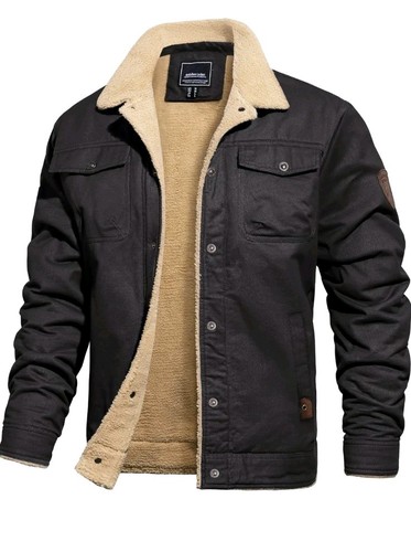 Men sherpa winter jacket - men’s,