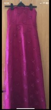Lucy Bennett Bridal wear Strapless Hot Pink Dress Size 6 BNWOT 