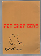 Signed Pet Shop Boys Nightlife Programme Set List + Photos 1999