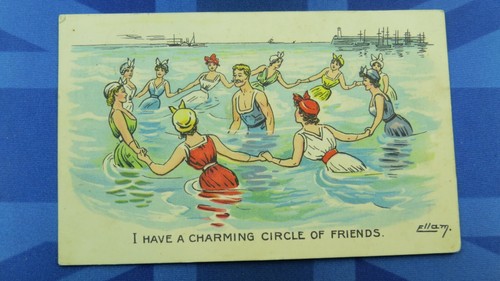 Saucy ellam comic postcard - saucy,