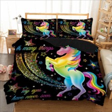 Rainbow Unicorn Quilt Duvet