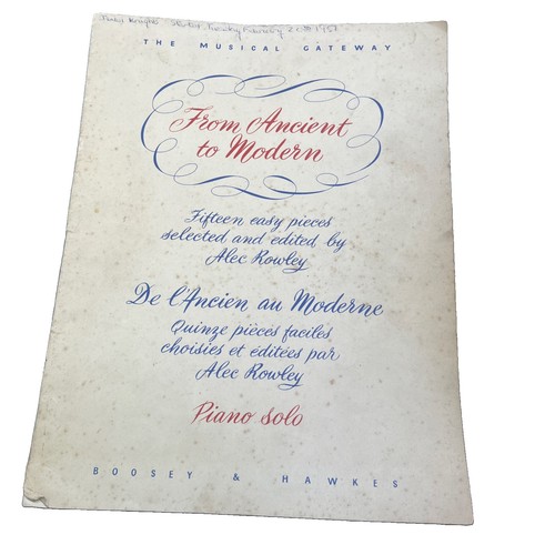 Boosey hawkes sheet - &, music