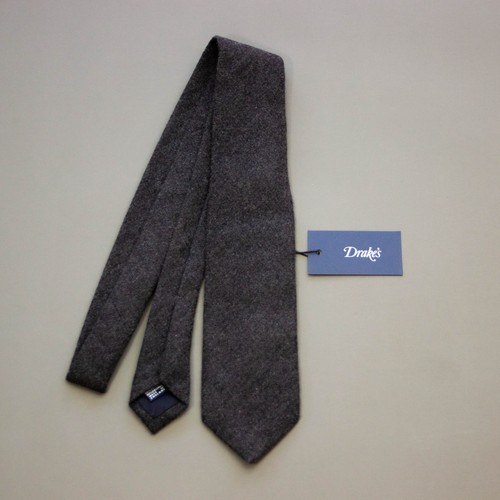 Drake grey solid cashmere - drake’s,