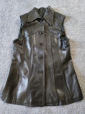 Leather Gilet/Waistcoat/Vest