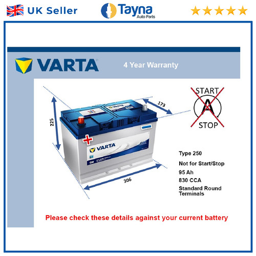 Battery fits vauxhall - battery, brava