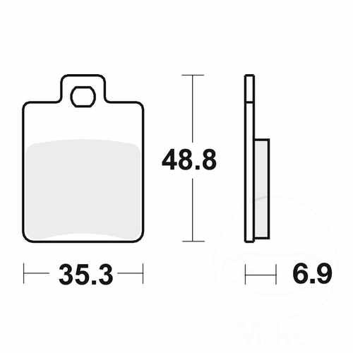 Trw brake pads sintered - brake, sr