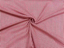 Gingham Fabric Polycotton