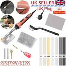 100W Plastic Welding Welder Soldering Iron Kit Car Bumper Dashboard Repair Tools