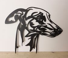 Greyhound Metal Face Wall Art