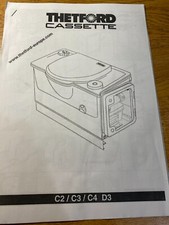 Thetford Cassette Toilet Model C2 C3 C4 D3 - Brochure - Instructions - Caravan