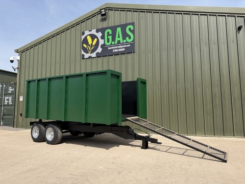 Ton tipping trailer - 8,
