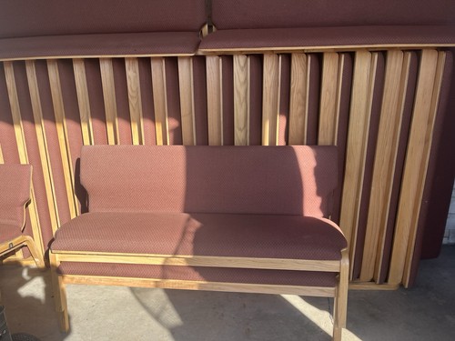 Stackable church pews - church, pews/bench