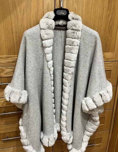 Jessimara luxury grey cape - jessimara,