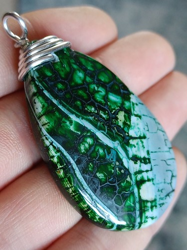 Green blue dragon - &,