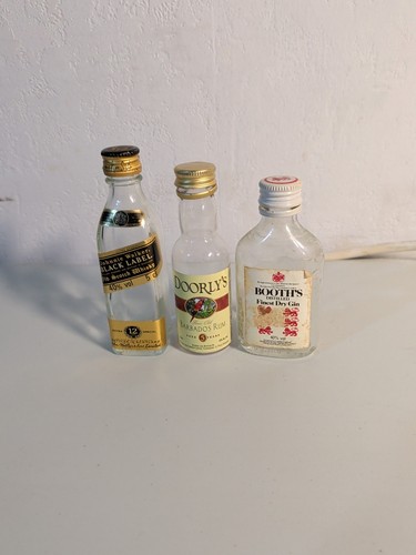 Vintage miniature spirits - miniature,