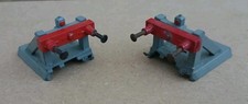 Pre Owned Pair of Vintage Hornby/Meccano 00 Gauge Buffer Stops. Lot BK002