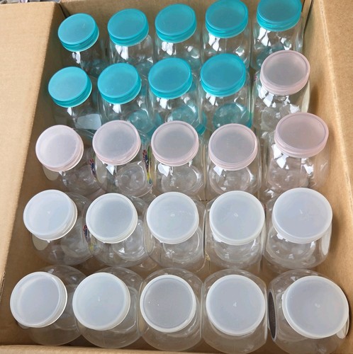 Small clear round empty - 50,
