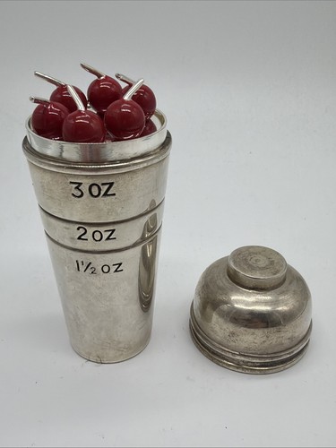 Vtg art deco mini cocktail - art,