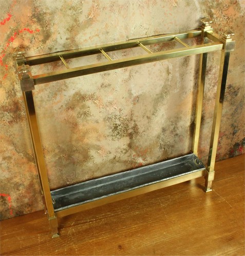 Antique small brass stick - small,