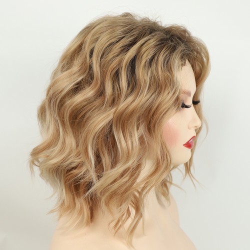 Womens short blonde curly - short,