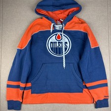 Reebok Oilers Hoodie Mens M