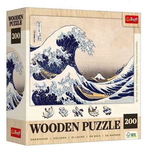 Trefl wooden jigsaw - wooden, puzzle