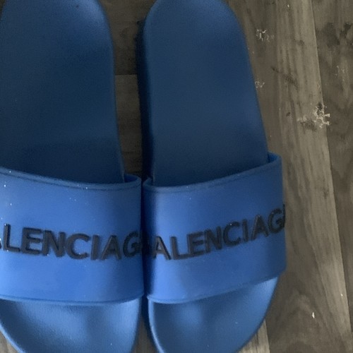 Balenciaga men blue logo - men's,