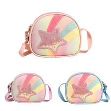 Girls Bag Rainbow Star Crossbody Bags Purse Little Handbag Kids Handbags Teens