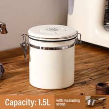 Airtight Stainless Steel Container Sealed Coffee Bean Tea Storage Jar Coffee Tea