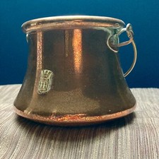 Antique French Copper Cauldron