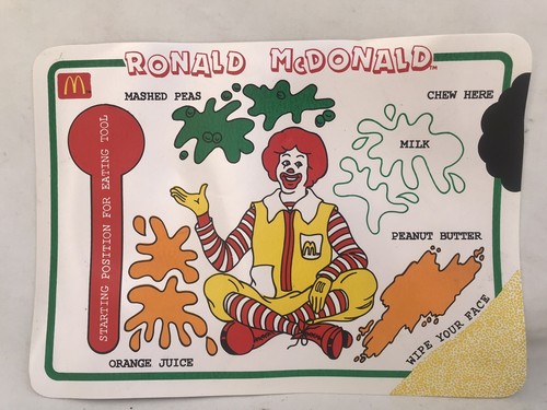 Ronald macdonald vintage place - vintage,