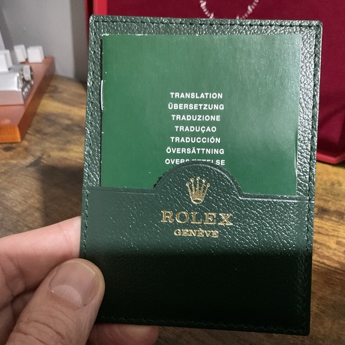 Genuine rolex green wallet - genuine,