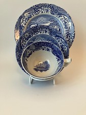 Spode Italian Blue Cup, Saucer