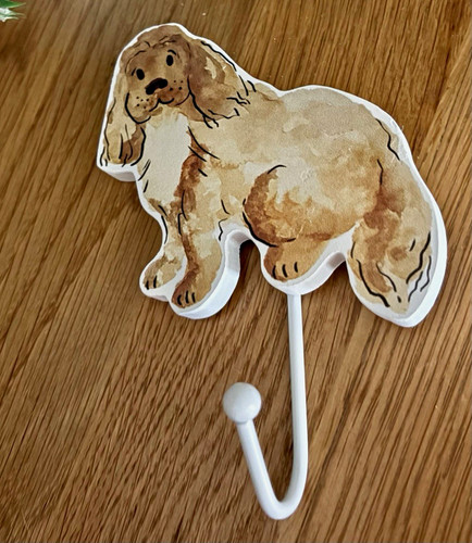 Dog design wall hook wooden - hook, &