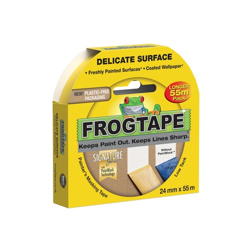 Frog tape yellow - frog, delicate