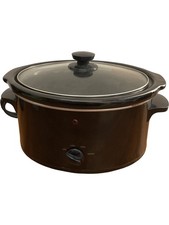 Sainsbury's Home Slow Cooker Black with Glass Lid Electric