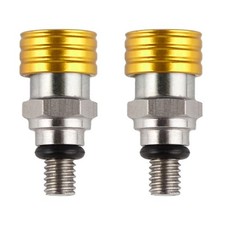 Fork Air Bleeder Valve Screws Gold for Kawasaki KLX140 KLX300 KLX400 KLX450