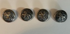 Brass Lion Buttons Jacket or coat Holland & Sherry 3/4”dia 